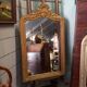 Antique French mantel mirror Louis Philippe style