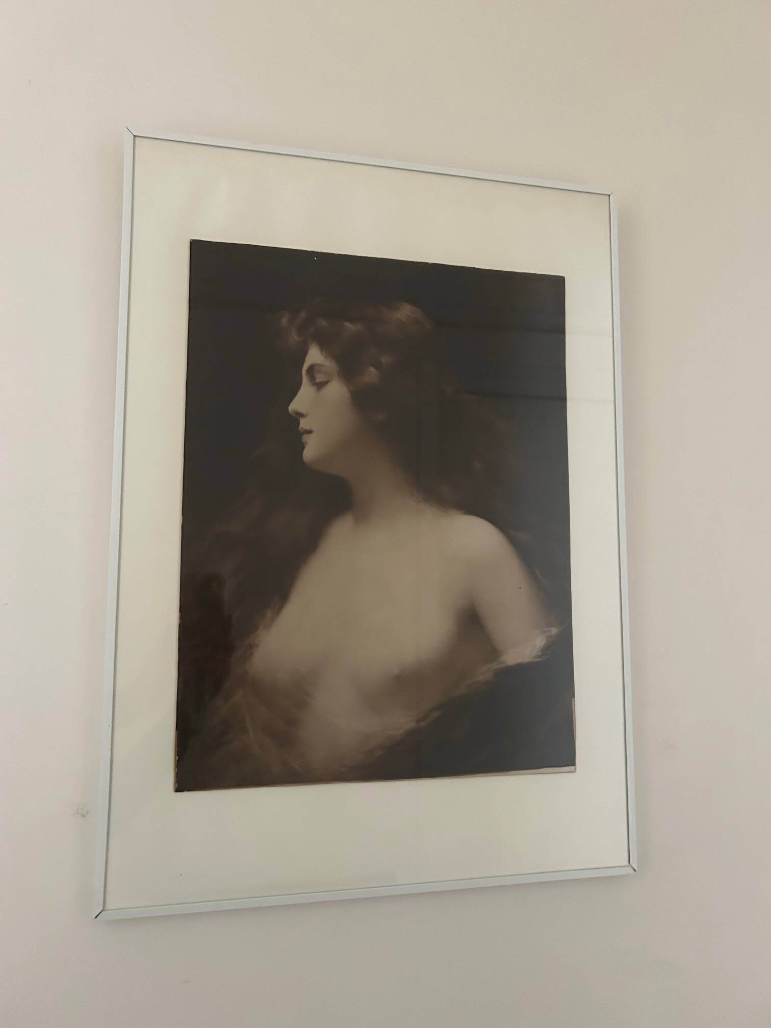 portrait of a woman, 19th century photo A. Piot