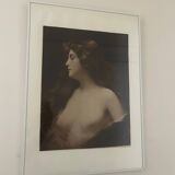 portrait of a woman, 19th century photo A. Piot