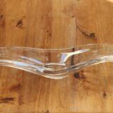 Baccarat crystal elongated bowl 1950