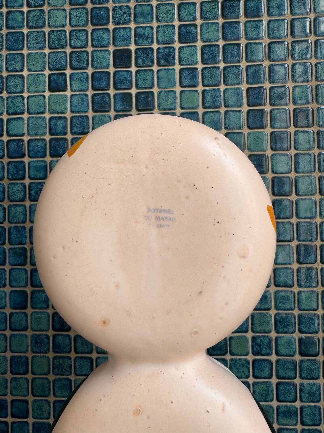 Double ramekin from the Marais pottery, 1960s-70s