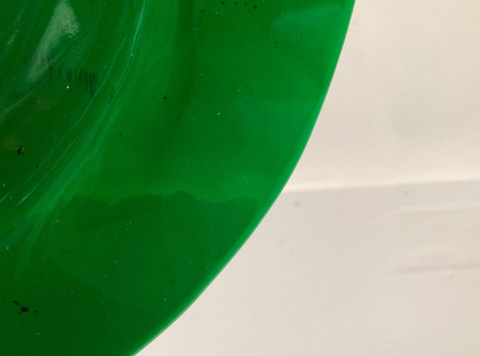 Artistic vintage German glass bowl plate by Hans Jürgen Richartz for Mathildenhütte, Solingen.