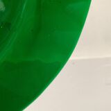 Artistic vintage German glass bowl plate by Hans Jürgen Richartz for Mathildenhütte, Solingen.