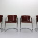 Set of 4 chairs for Cidue, 1970s, Italy