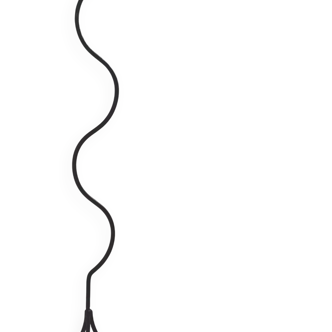 Large sculptural wrought iron candlestick