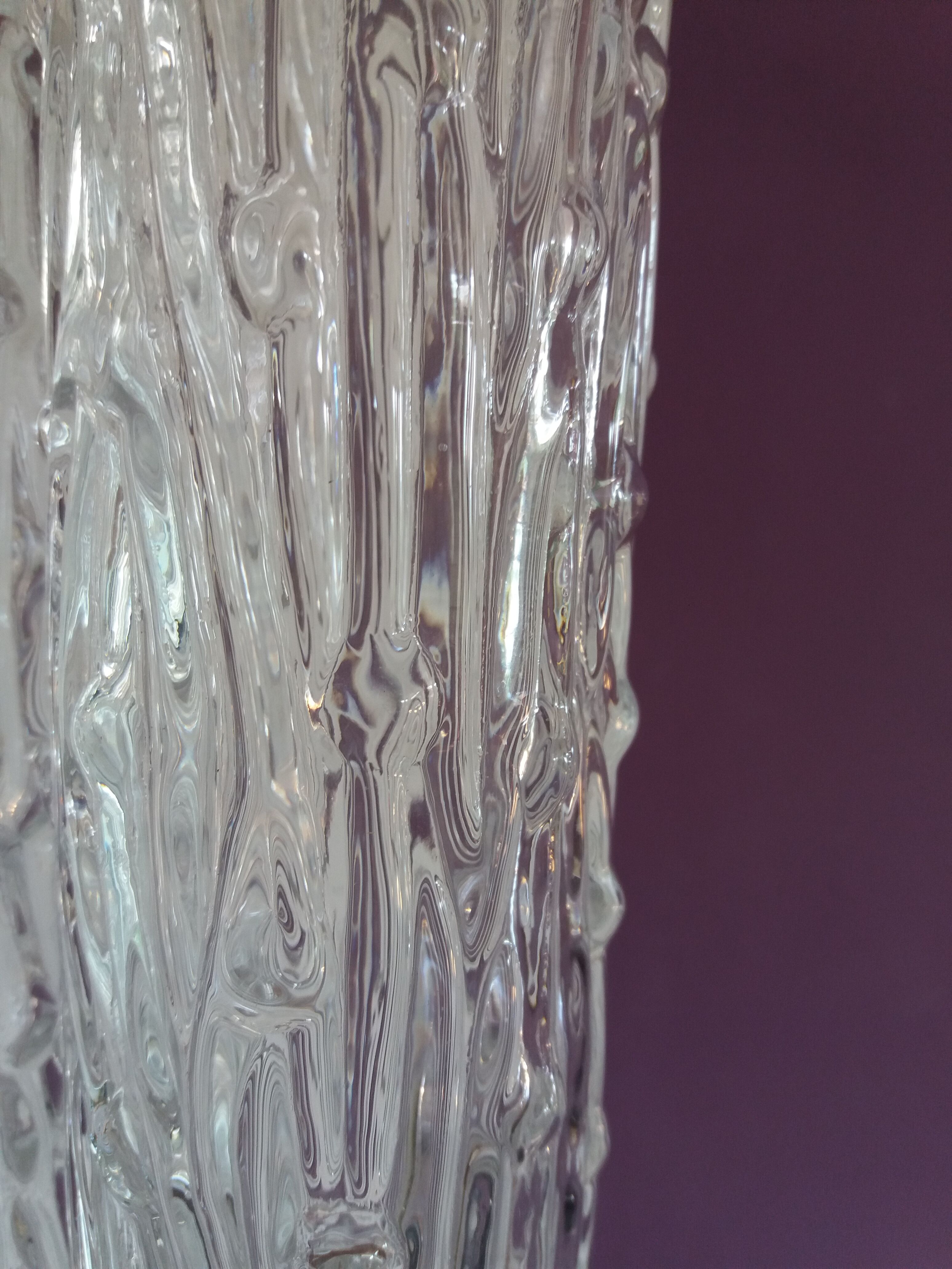 Murano glass chandelier "Tronchi" style 60's Venini style