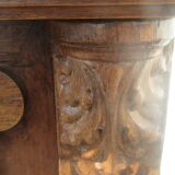 carved walnut jam cabinet