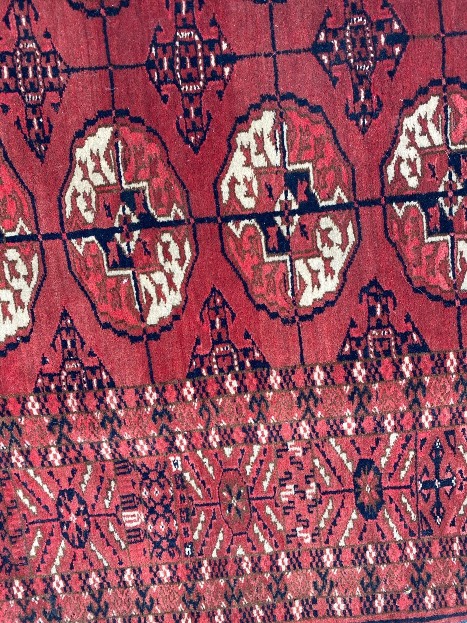 Carpet Turkmen bukhara Afghan 120x154 cm