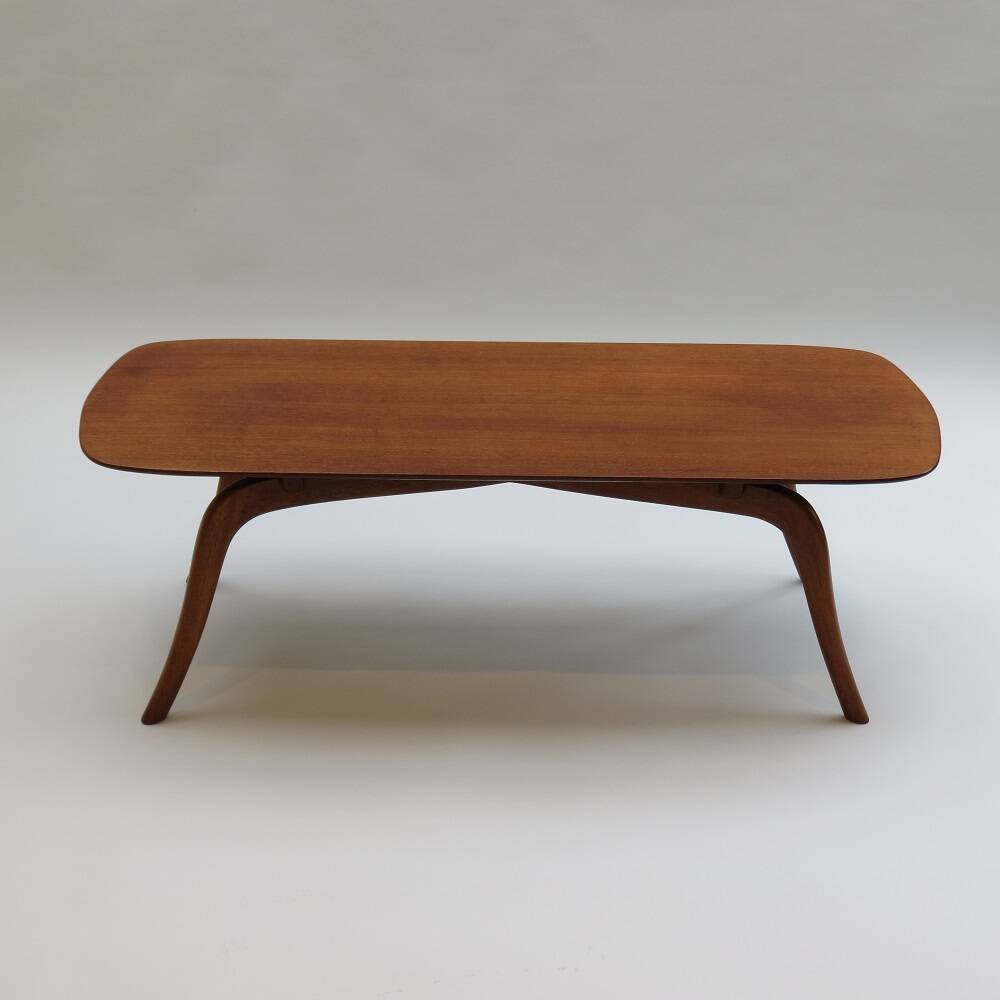 1950s Mid-Century Swedish Mahogany Coffee Table