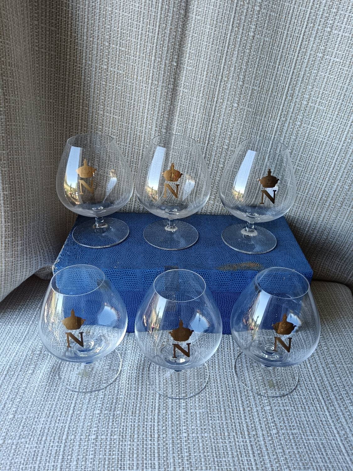 6 verres à Cognac Napoléon.Grand model.