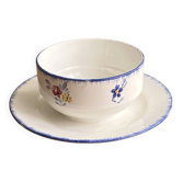 Saucière en faïence Digoin Sarreguemines Mary Lou