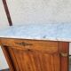 Empire secretary with detached columns in walnut from the 19th century