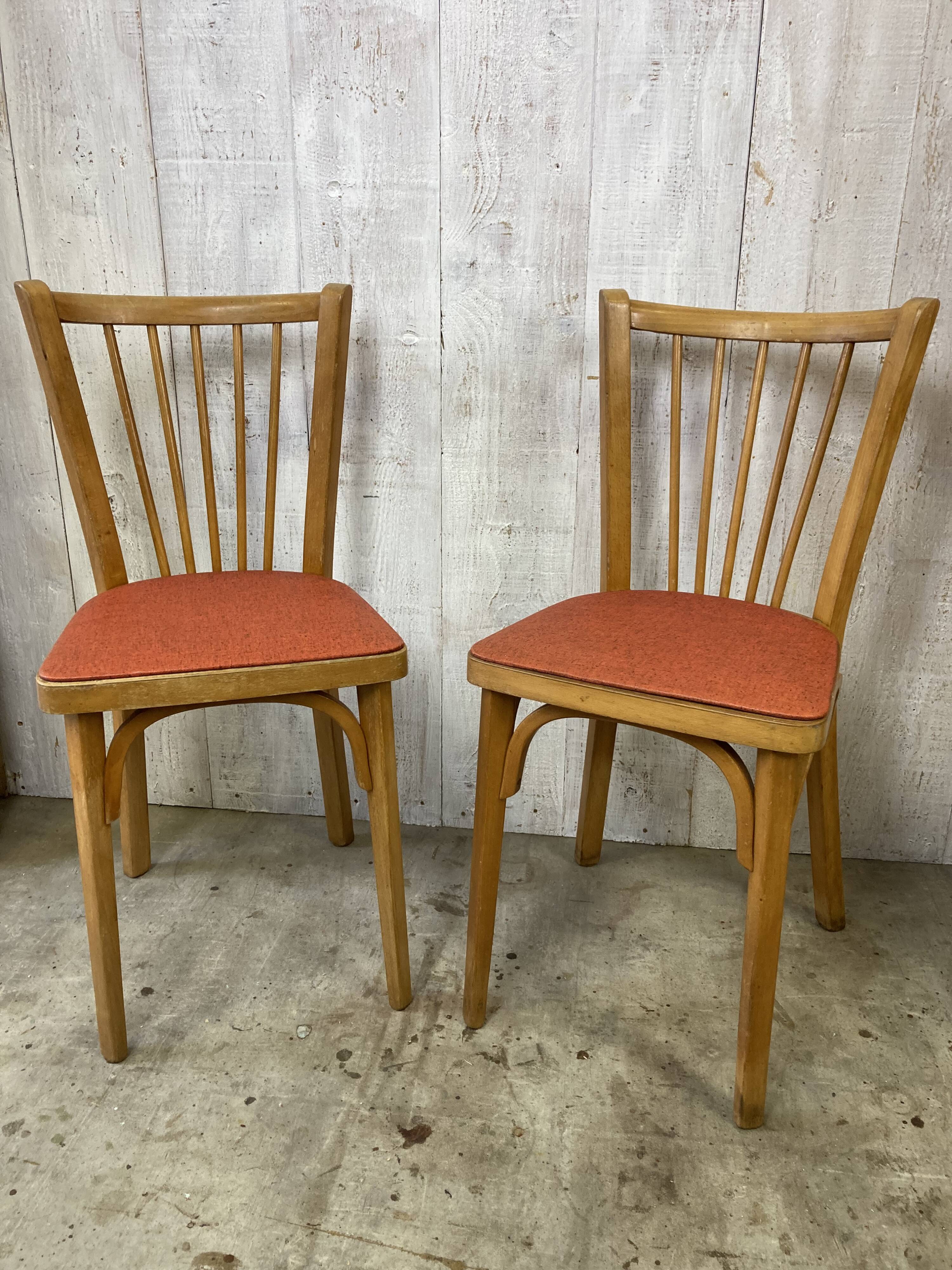 Pair of Baumann chairs