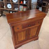 Small Louis Philippe style cherry wood sideboard