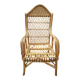 Antique rattan armchair