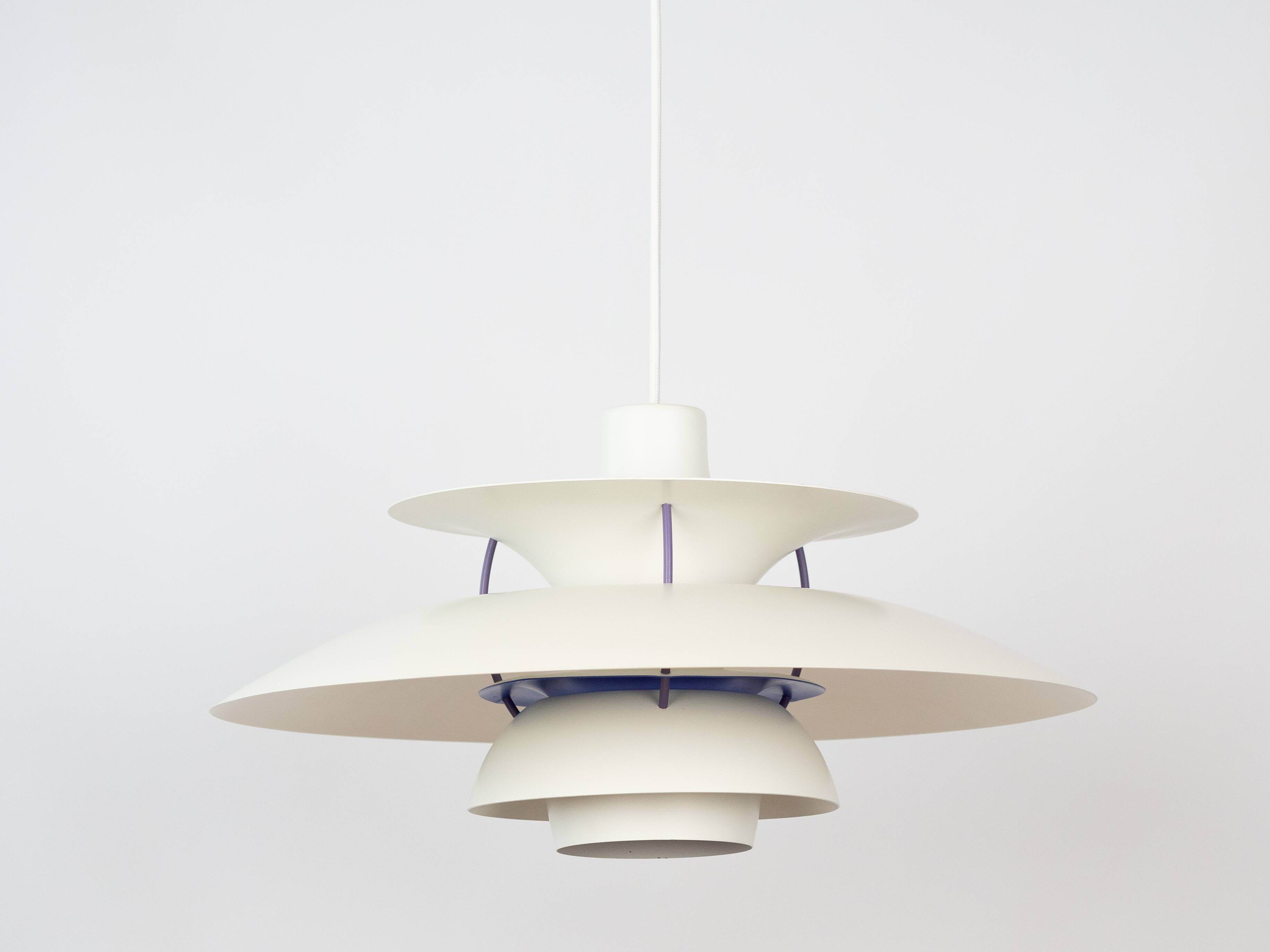 Danish vintage pendant lamp PH 5 by Poul Henningsen, Louis Poulsen, 1958