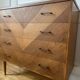 Commode en bois vintage années 50