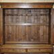 Antique Sheraton wardrobe from around 1800 with drawers - George III