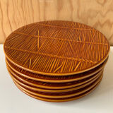 Slip dessert plates