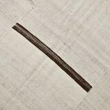 6x10 Brown&Beige Turkish Wool Kilim Rug,Handmade Vintage Rug,191x297Cm