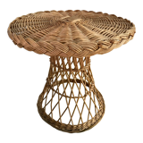 Wicker coffee table