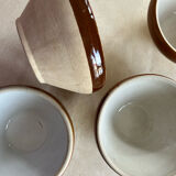Set of 4 bowls in sandstone