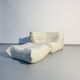 Chaise Togo et ottoman pour Ligne Roset, ensemble de 2