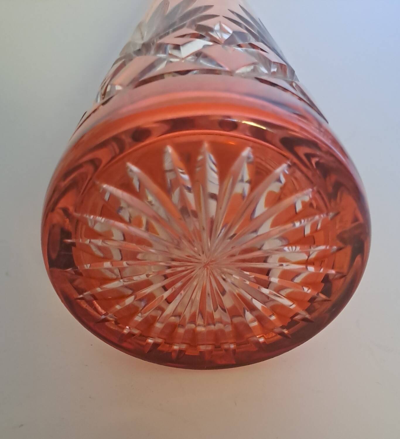 Crystal liqueur service from Saint Louis, Massenet model.