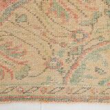 5x9 Soft Vintage Oushak Handmade Area Rug, 145x272 Cm