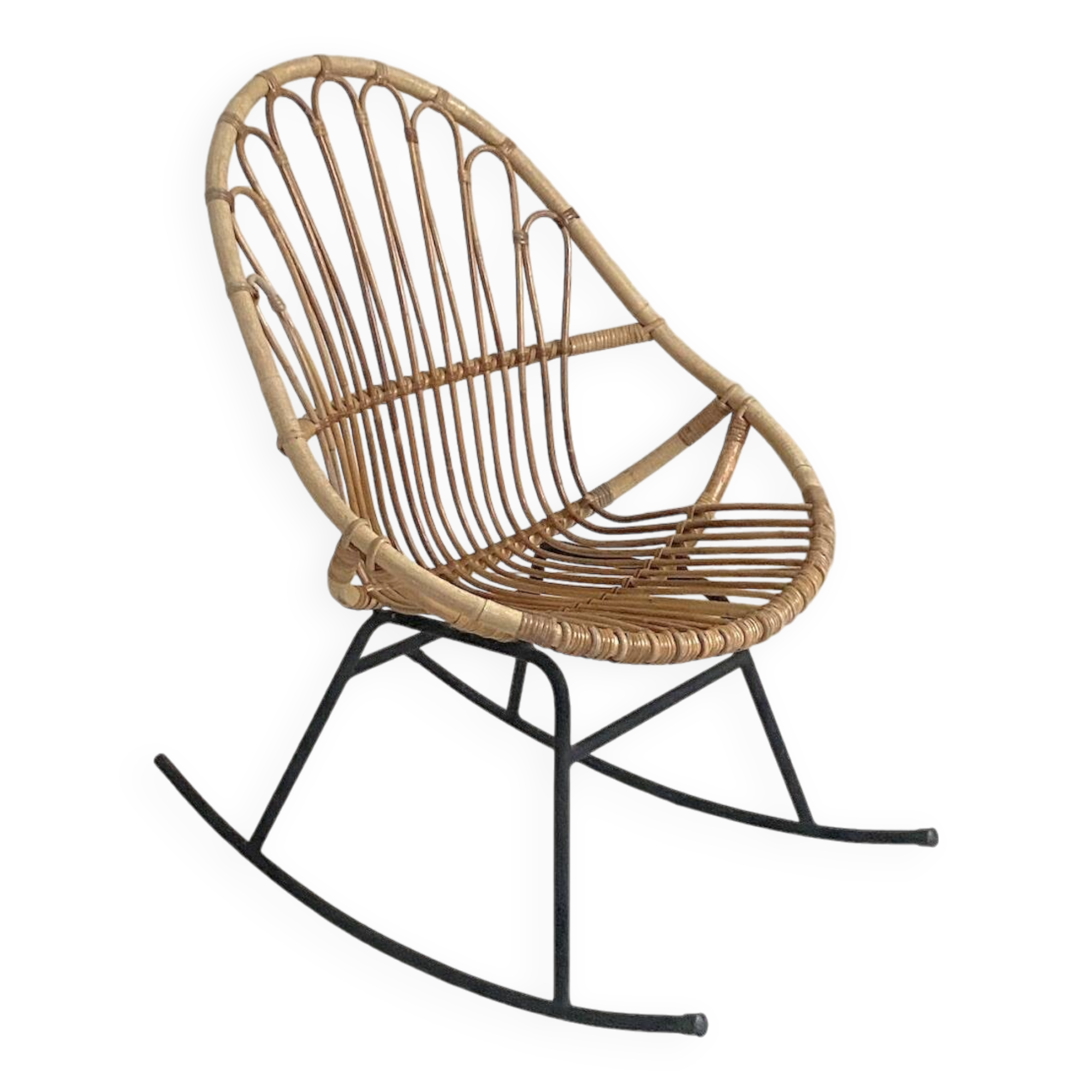 Rattan rocking chair