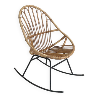 Rattan rocking chair