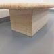 Vintage travertine coffee table from the 80s