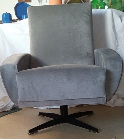 Paire de fauteuils pivotants des années 50/60