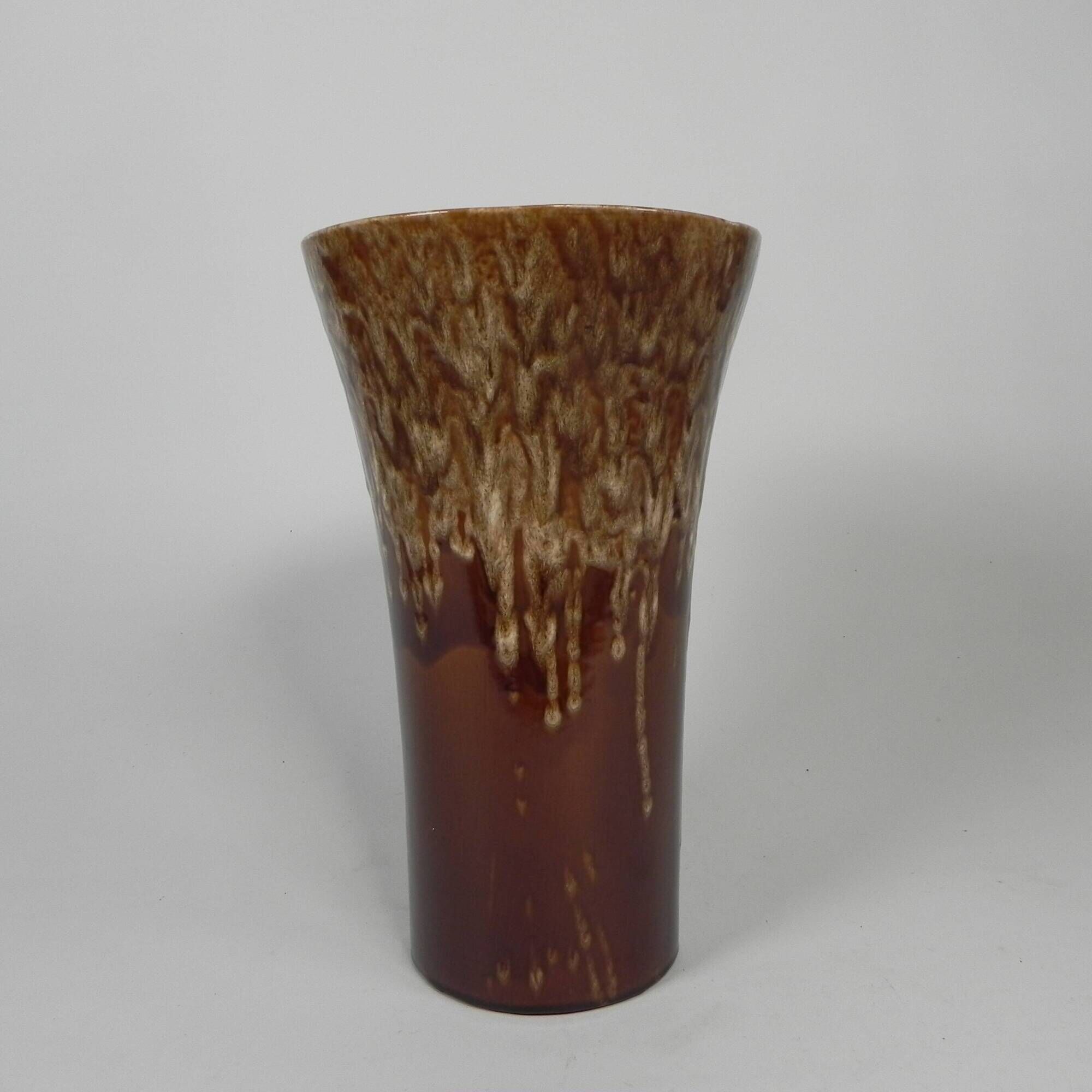 Vintage German vase with lava effect, 37 cm high, 1960s.