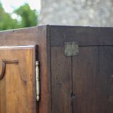 Old wardrobe, 1-door wooden wardrobe, old hosiery, storage unit, brutalist, 19th century