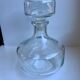 Glass wine decanter 70s