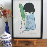 Original vintage poster perfume advertising Cribble Oatmeal - 1950s - 30x40cm