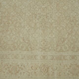 Hand-knotted persian vintage 1970s 211 cm x 286 cm beige wool carpet