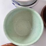 Vintage blue bowl mix & match set – country breakfast spirit