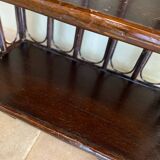 Vintage rattan shelf