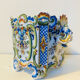 Earthenware cache pot from ROUEN, 19th century.