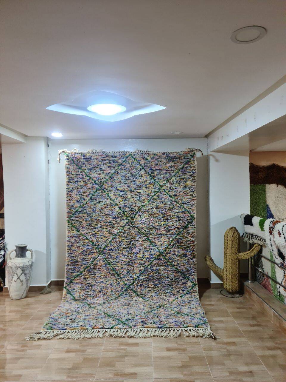 Traditional handmade Beni Ouarin rug size 150 x 250 cm