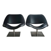 Pair of Lips armchairs
