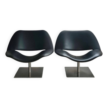 Pair of Lips armchairs