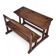 Two-seater school desk