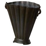 Just Andersen Art Deco Vase in Patinated Disco Metal, Denmark, 1930s, Model D20