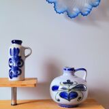 Vase ou pichet en céramique émaillée Strelha 60s