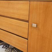 Scandinavian sideboard 3 drawers 1 door 1960 vintage