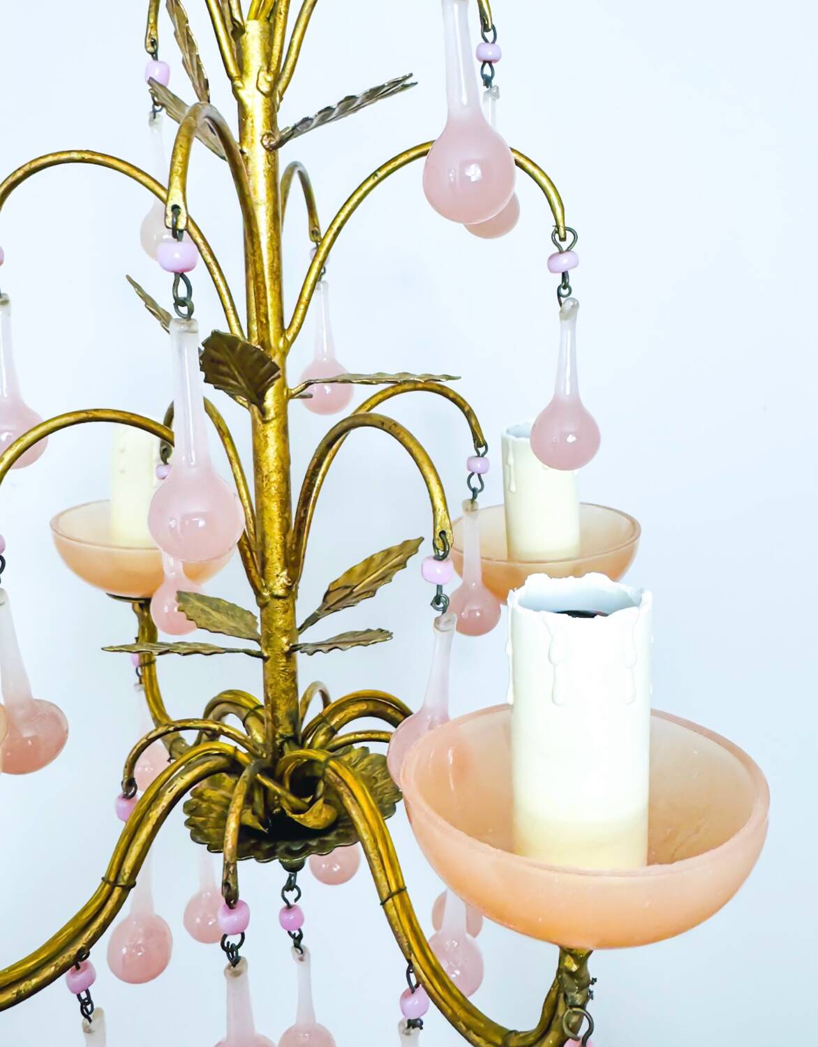 Murano Drop Pendant Light 1930s