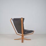 Danish Superstar armchair by Genega Møbler, high model, 1970s